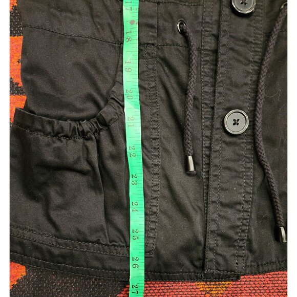 NEW H&M Divided Womens Black Utility Jacket Size 12 - Picture 13 of 14